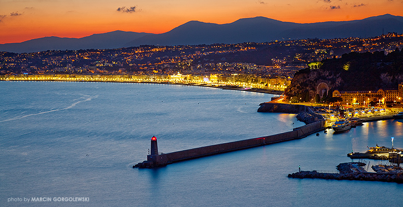 Promenade des Anglais,mont boron