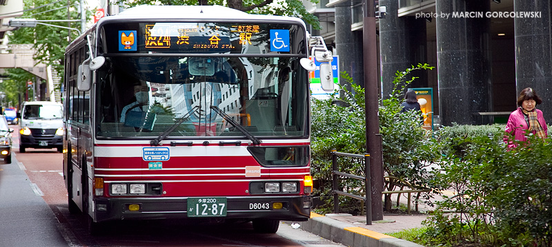 autobusy w japonii
