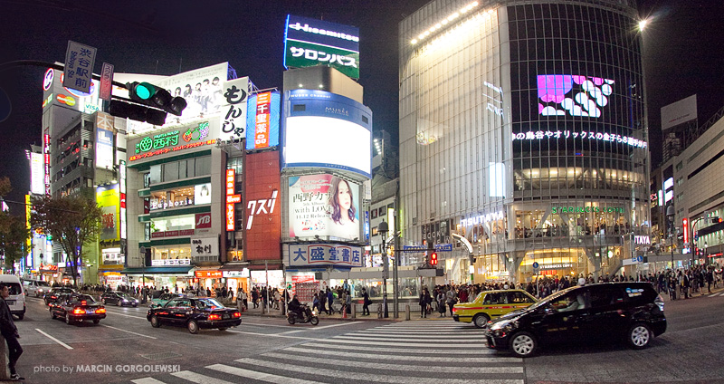 shibuya by night