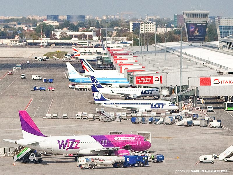 lotnisko chopina,terminal a