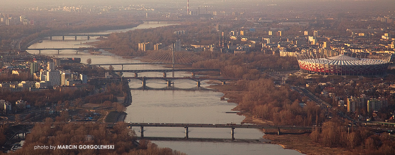 panorama rzeki wisły