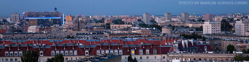 panoramy warszawy