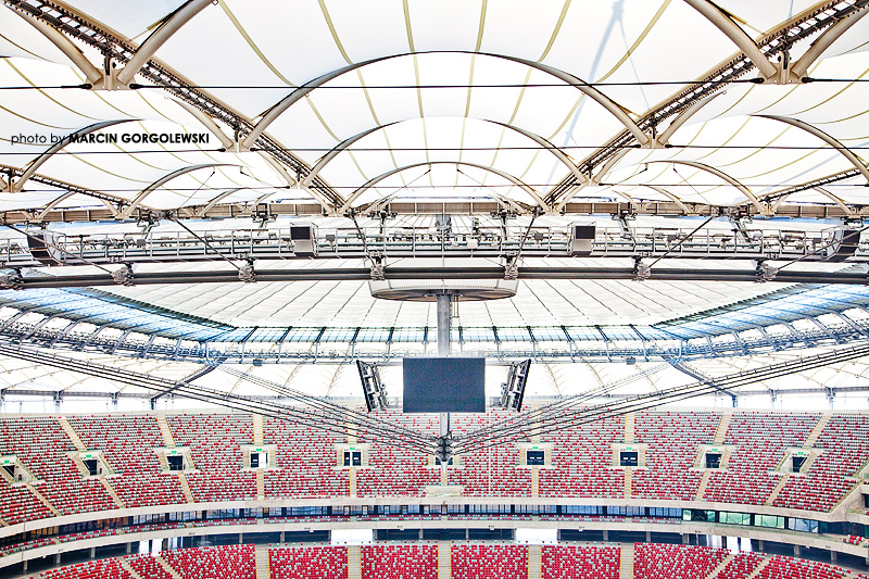 stadion narodowy zdjęcie stylizowane