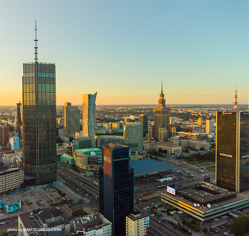 warszawa centrum,widok,panorama,tapeta