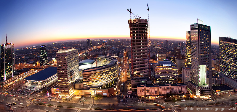 złote tarasy, złota 44, hotel intercontinental,ul emilli plater