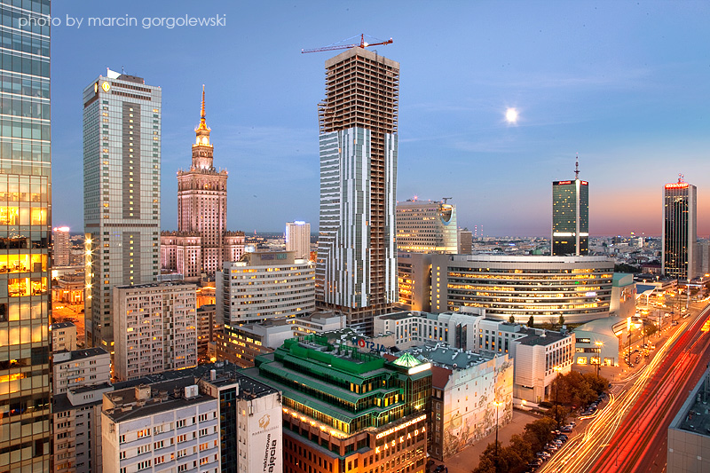 Centro di Varsavia - Foto di Marcin Gorgolewski (fotoblog.gorgolewski.pl)