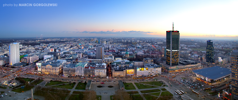 warszawa,hotel polonia,panorama