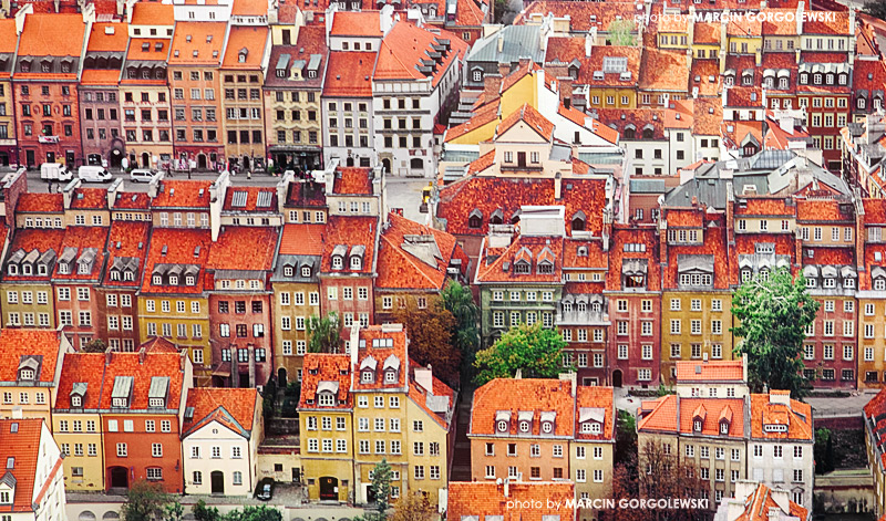 stare miasto starowka warszawa zdjecia lotnicze