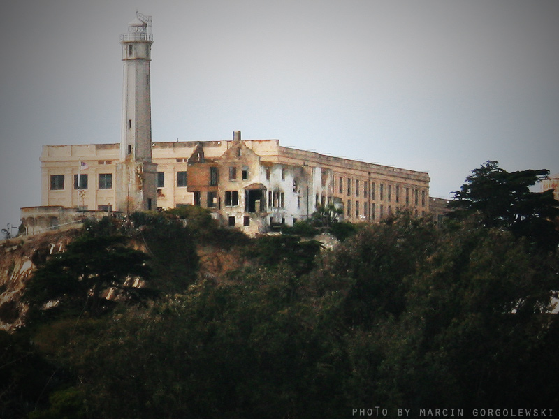 alcatraz widok z zatoki