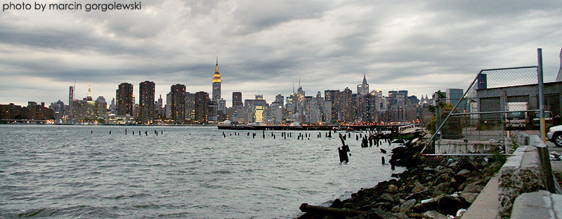 Brooklyn widok na Manhattan