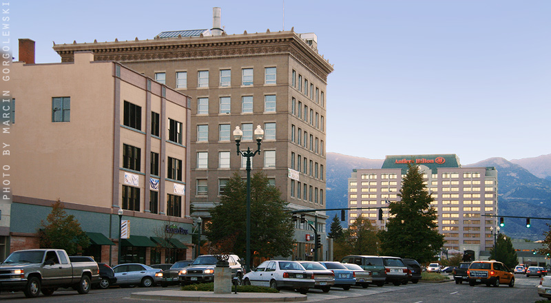 colorado springs w górach colorado